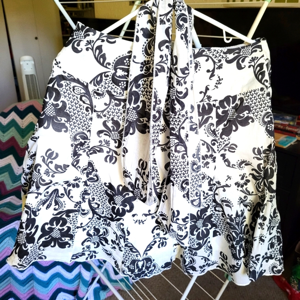 Black and White Skirt